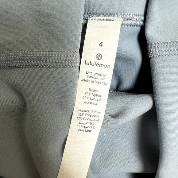Lululemon Legging Wunder Train High-Rise Crop 21" Chambray XS - Picture 5 of 8